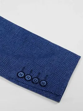 ПИДЖАК МУЖСКОЙ PEPLOS JA20035-R СИНИЙ ТРИКОТАЖНЫЙ