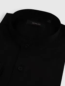 СОРОЧКА МУЖСКАЯ PEPLOS SH25152-SL ЧЁРНЫЙ