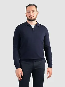 ДЖЕМПЕР МУЖСКОЙ PEPLOS KN25SH045 ТЕМНО-СИНИЙ