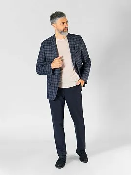 БРЮКИ МУЖСКИЕ PEPLOS TR23034-297-J СИНИЙ