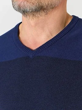 ПУЛОВЕР МУЖСКОЙ PEPLOS KN23P007 СИНИЙ