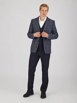 ПИДЖАК МУЖСКОЙ PEPLOS JA25150-LC СИНИЙ