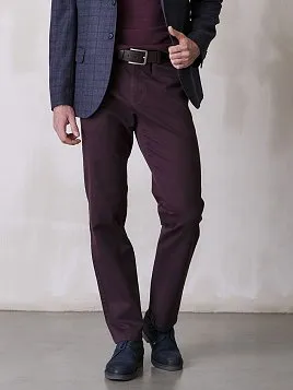 МУЖСКИЕ БРЮКИ P2604-R БОРДОВЫЕ