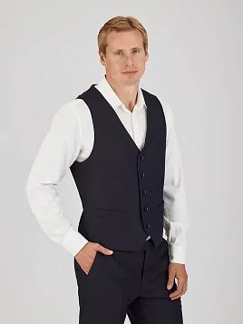 МУЖСКОЙ ЖИЛЕТ V26004-004 ТЕМНО-СИНИЙ