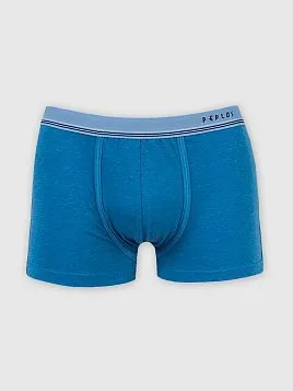 ТРУСЫ БОКСЕРЫ МУЖСКИЕ PEPLOS UW22007-BX ГОЛУБОЙ