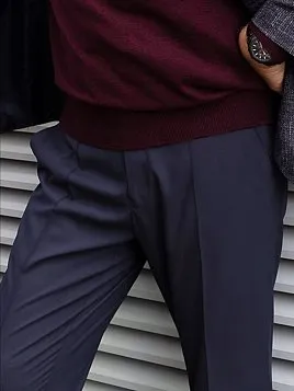 БРЮКИ МУЖСКИЕ PEPLOS TR24050-201 ТЕМНО-СИНИЙ