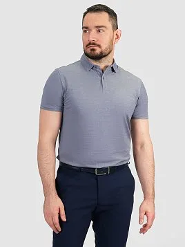 РУБАШКА-ПОЛО МУЖСКАЯ PEPLOS TSP25057-R ТЕМНО-СИНИЙ