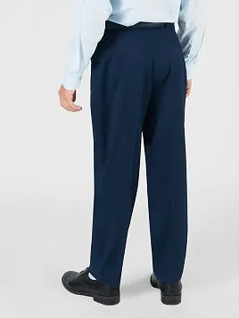 БРЮКИ ДЛЯ МАЛЬЧИКА PEPLOS TR22J023-315 СИНИЙ (Полнотные)