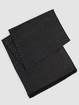 ШАРФ МУЖСКОЙ PEPLOS SF2608 ЧЁРНЫЙ