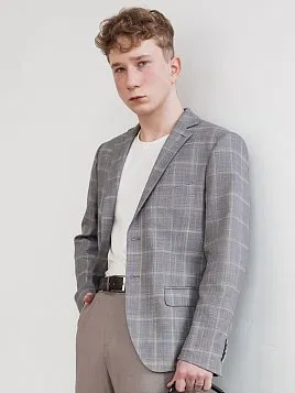 ПИДЖАК МУЖСКОЙ PEPLOS JA23113-SL СВЕТЛО-СЕРЫЙ