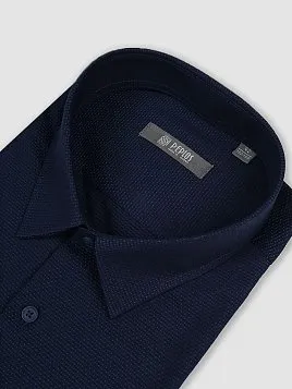 СОРОЧКА МУЖСКАЯ PEPLOS SH24141-R ТЕМНО-СИНИЙ