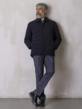 МУЖСКАЯ КУРТКА OW26107-JA ТЕМНО-СИНЯЯ