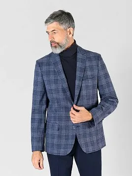 ПИДЖАК МУЖСКОЙ PEPLOS JA23048-С ТЕМНО-СИНИЙ