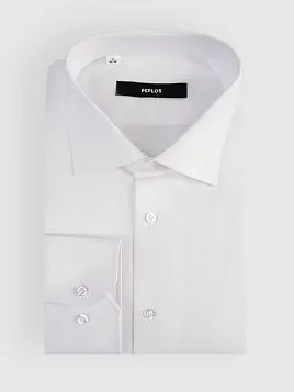 СОРОЧКА МУЖСКАЯ PEPLOS SH25018-SL БЕЛЫЙ