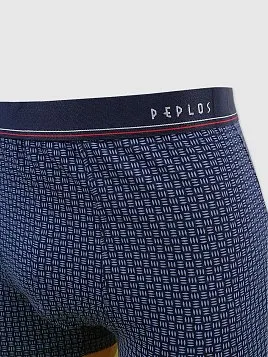 ТРУСЫ БОКСЕРЫ МУЖСКИЕ PEPLOS UW23002-BX ТЕМНО-СИНИЙ