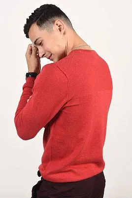 ДЖЕМПЕР МУЖСКОЙ PEPLOS KN20J011 КРАСНЫЙ