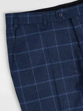 КОСТЮМ МУЖСКОЙ PEPLOS SU23012-SL СИНИЙ (ЖИЛЕТ ОТДЕЛЬНО)