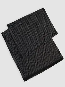 ШАРФ МУЖСКОЙ PEPLOS SF2608 ЧЁРНЫЙ