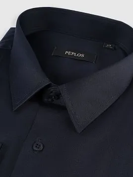 СОРОЧКА МУЖСКАЯ PEPLOS SH25145-SL ТЕМНО-СИНИЙ