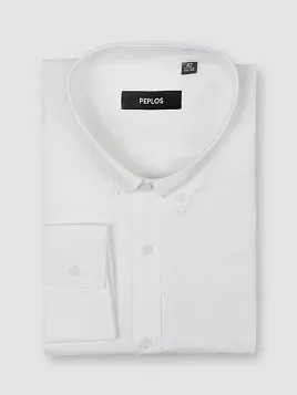 СОРОЧКА МУЖСКАЯ PEPLOS SH24009-R БЕЛЫЙ
