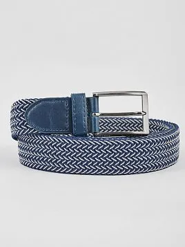 РЕМЕНЬ МУЖСКОЙ BELT-26-S1-12 СИНИЙ