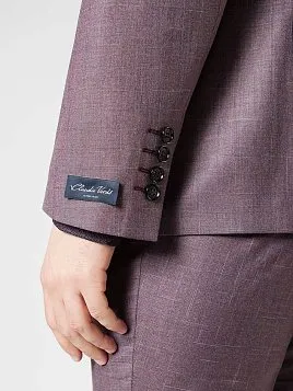 КОСТЮМ МУЖСКОЙ CLAUDIO VERDI SU22048-R БОРДОВЫЙ