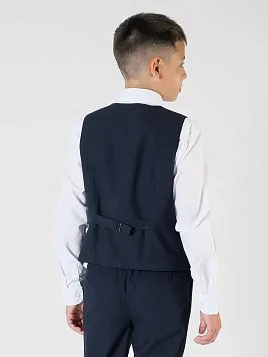 ЖИЛЕТ ДЛЯ МАЛЬЧИКА PEPLOS V21B002 ТЕМНО-СИНИЙ