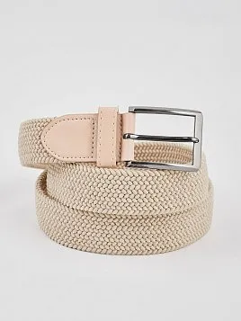 РЕМЕНЬ МУЖСКОЙ BELT-26-S1-7 БЕЖЕВЫЙ