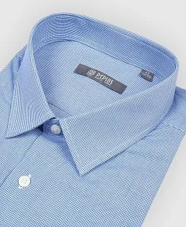 СОРОЧКА МУЖСКАЯ PEPLOS SH23071-C СИНИЙ