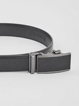 РЕМЕНЬ МУЖСКОЙ BELT-26-C21-28 ЧЁРНЫЙ