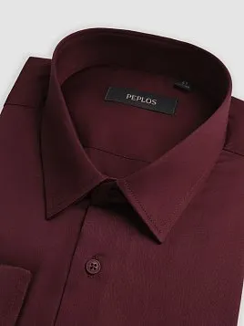 МУЖСКАЯ СОРОЧКА SH26122-SL БОРДОВАЯ