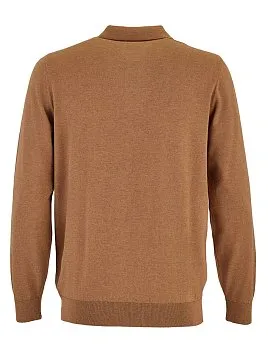 КОРИЧНЕВАЯ ТРИКОТАЖНАЯ РУБАШКА KN27SH019