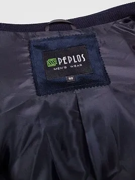 ПАЛЬТО МУЖСКОЕ PEPLOS OW2110-CT СИНИЙ