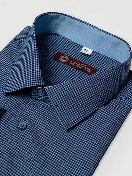 СОРОЧКА МУЖСКАЯ MAJESTIC LEGATE SH21141-R ТЕМНО-СИНИЙ