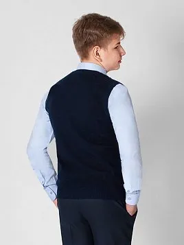 ЖИЛЕТ ПОДРОСТКОВЫЙ PEPLOS JKN22V001 ТЕМНО-СИНИЙ