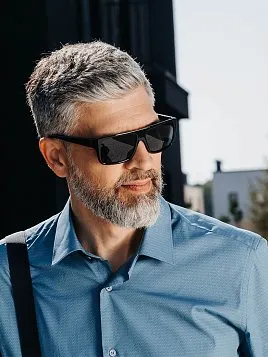 СОРОЧКА МУЖСКАЯ PEPLOS SH23241-R БИРЮЗОВЫЙ