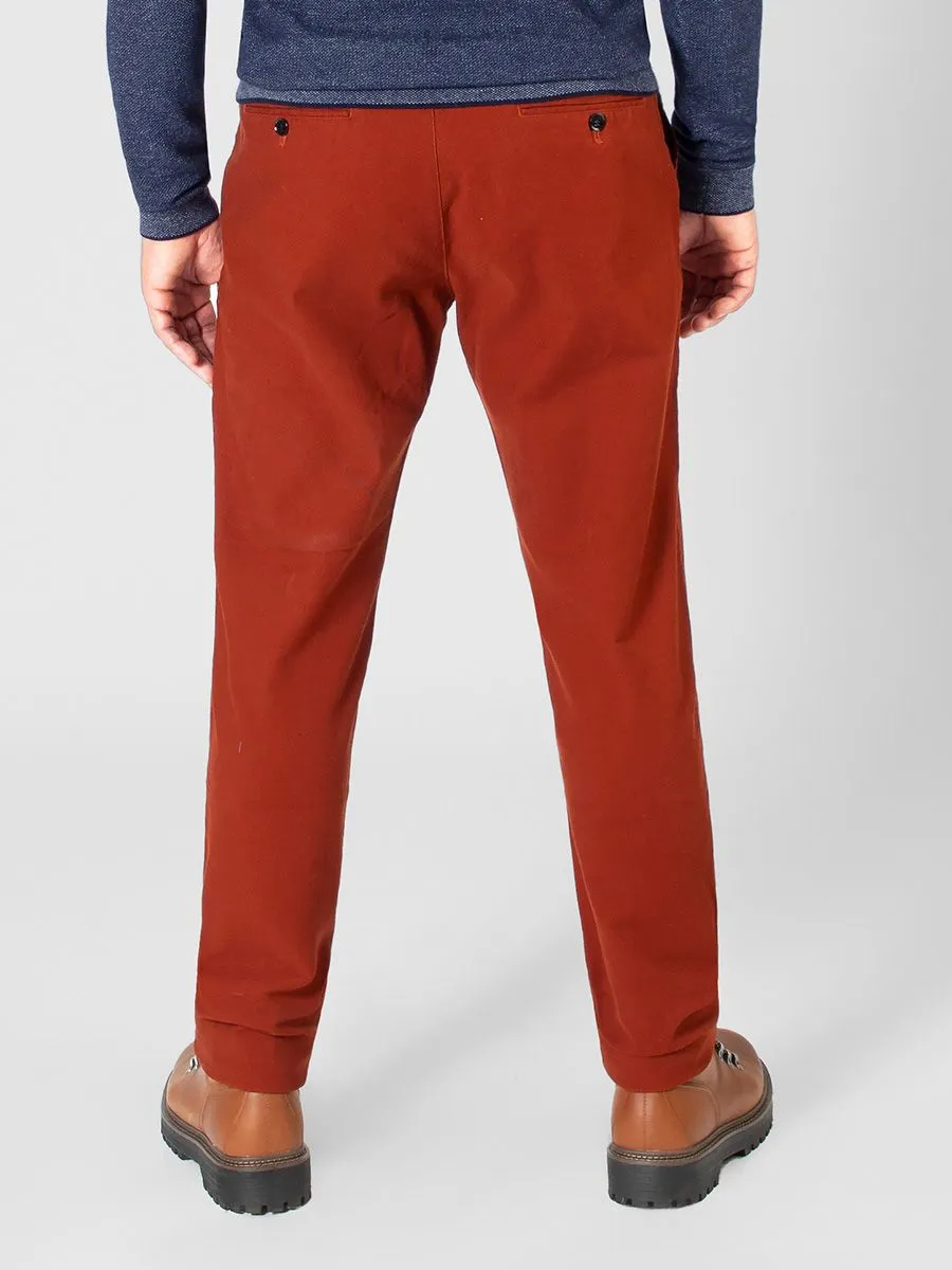 БРЮКИ МУЖСКИЕ PEPLOS P2209-SL ТЕРРАКОТОВЫЙ