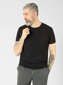 ФУТБОЛКА МУЖСКАЯ PEPLOS TS-BR-1/2 ЧЕРНЫЙ