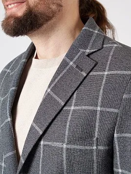 ПИДЖАК МУЖСКОЙ PEPLOS JA22062-R ТЕМНО-СЕРЫЙ