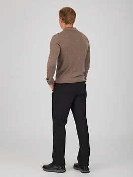 МУЖСКАЯ ТРИКОТАЖНАЯ РУБАШКА KN26SH026 СЕРАЯ