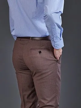 КОРИЧНЕВЫЙ КОСТЮМ PEPLOS SU26140-R