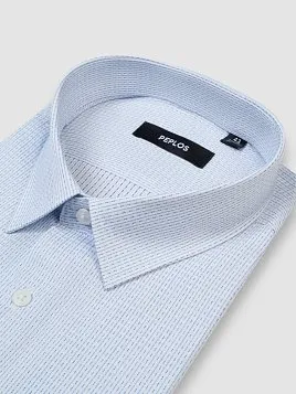 СОРОЧКА МУЖСКАЯ PEPLOS SH24069-K-C ГОЛУБОЙ