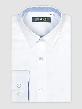 СОРОЧКА ДЛЯ МАЛЬЧИКА PEPLOS SH20J004-C БЕЛЫЙ