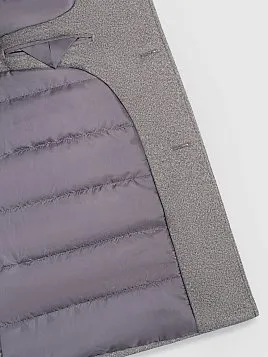 ПАЛЬТО МУЖСКОЕ PEPLOS OW2507-CT СЕРЫЙ