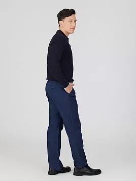 ТРИКОТАЖНАЯ РУБАШКА KN26SH056 ТЕМНО-СИНЯЯ