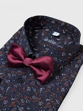 СОРОЧКА МУЖСКАЯ PEPLOS SH21167-SL ТЕМНО-СИНИЙ