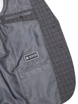 КОСТЮМ МУЖСКОЙ PEPLOS SU21019-R ТЕМНО-СЕРЫЙ