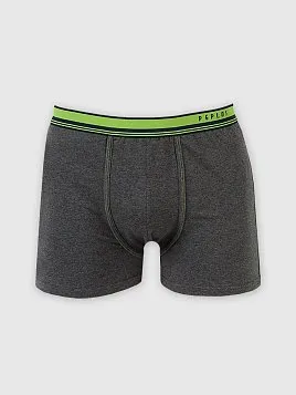 ТРУСЫ БОКСЕРЫ МУЖСКИЕ PEPLOS UW22005-BX СЕРЫЙ