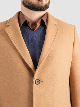 ПАЛЬТО МУЖСКОЕ PEPLOS OW2501-CT БЕЖЕВЫЙ