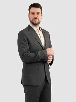 КОСТЮМ МУЖСКОЙ PEPLOS SU25155-SL ТЕМНО-СЕРЫЙ